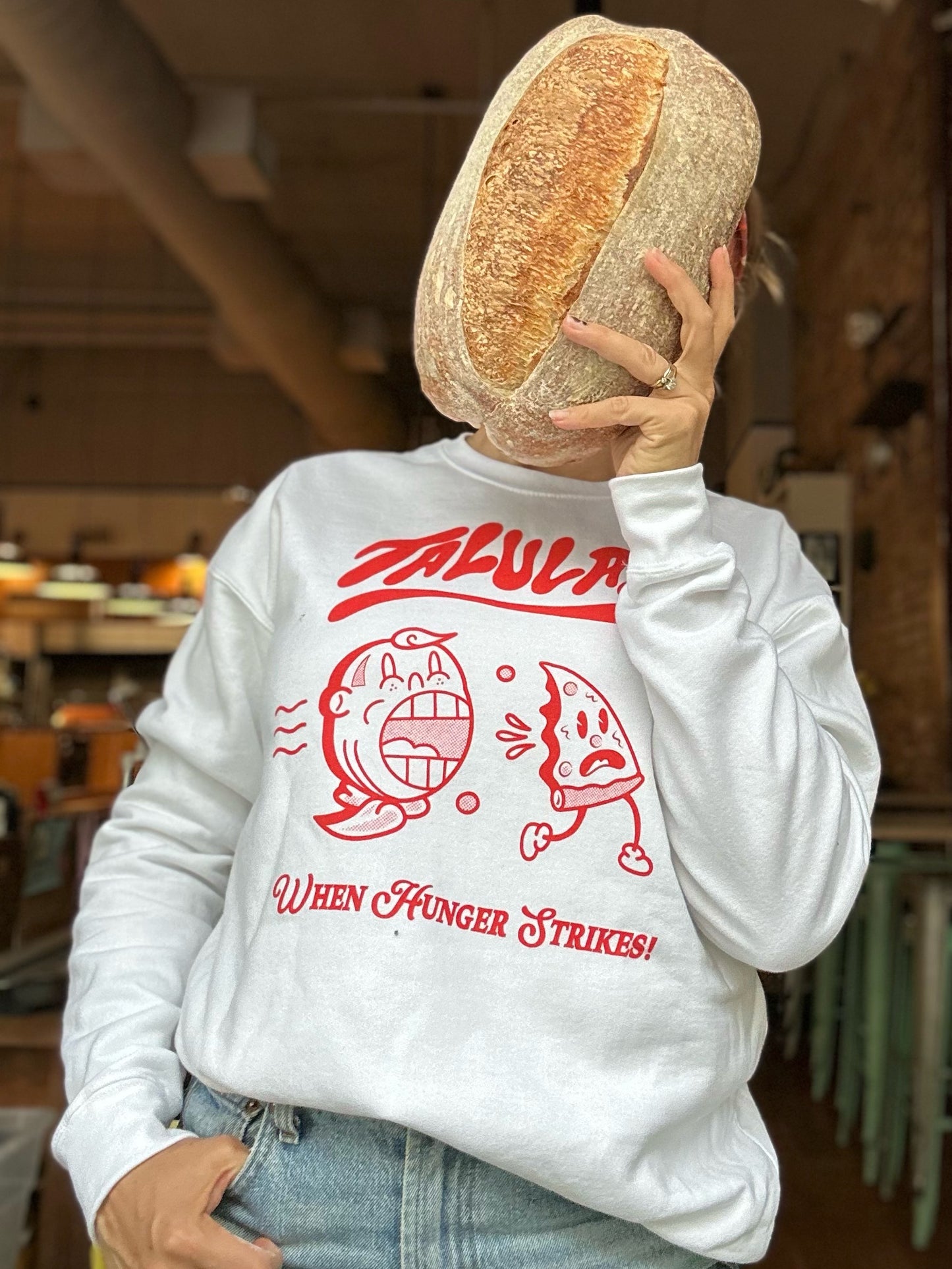 When Hunger Strikes Crewneck