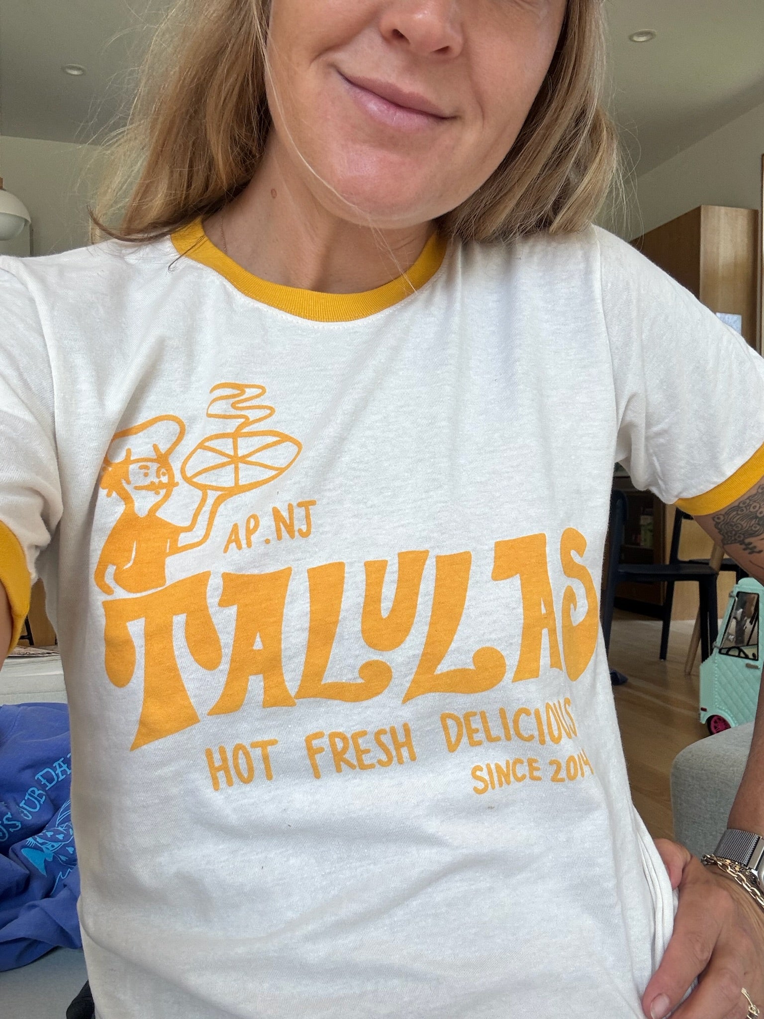 Yellow Ringer Tee – Talula's