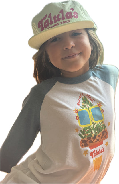 Rocket Man Kids Baseball Tee