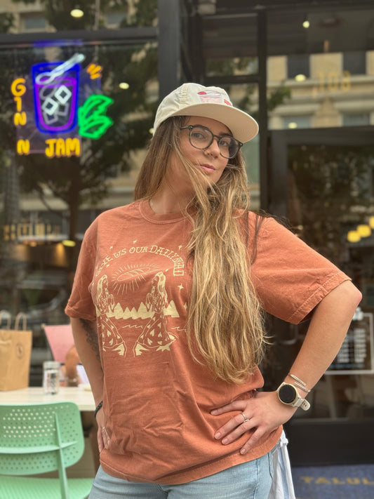 Orange Daily Bread Tee
