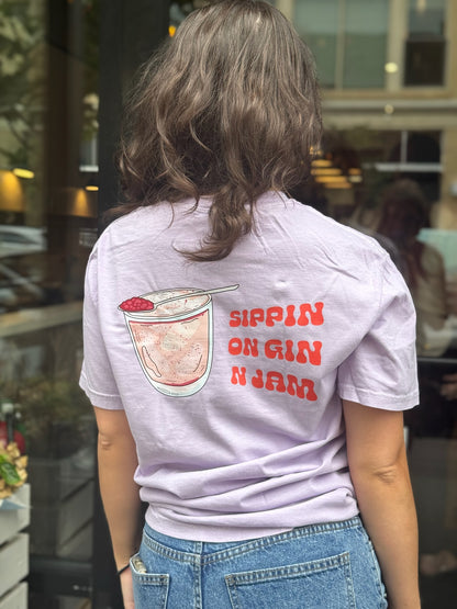 Lavender Gin & Jam Tee